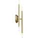 Soho 4 Light 5 inch Antique Brass ADA Sconce Wall Light