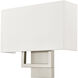 Pierson 2 Light 13 inch Brushed Nickel ADA ADA Wall Sconce Wall Light