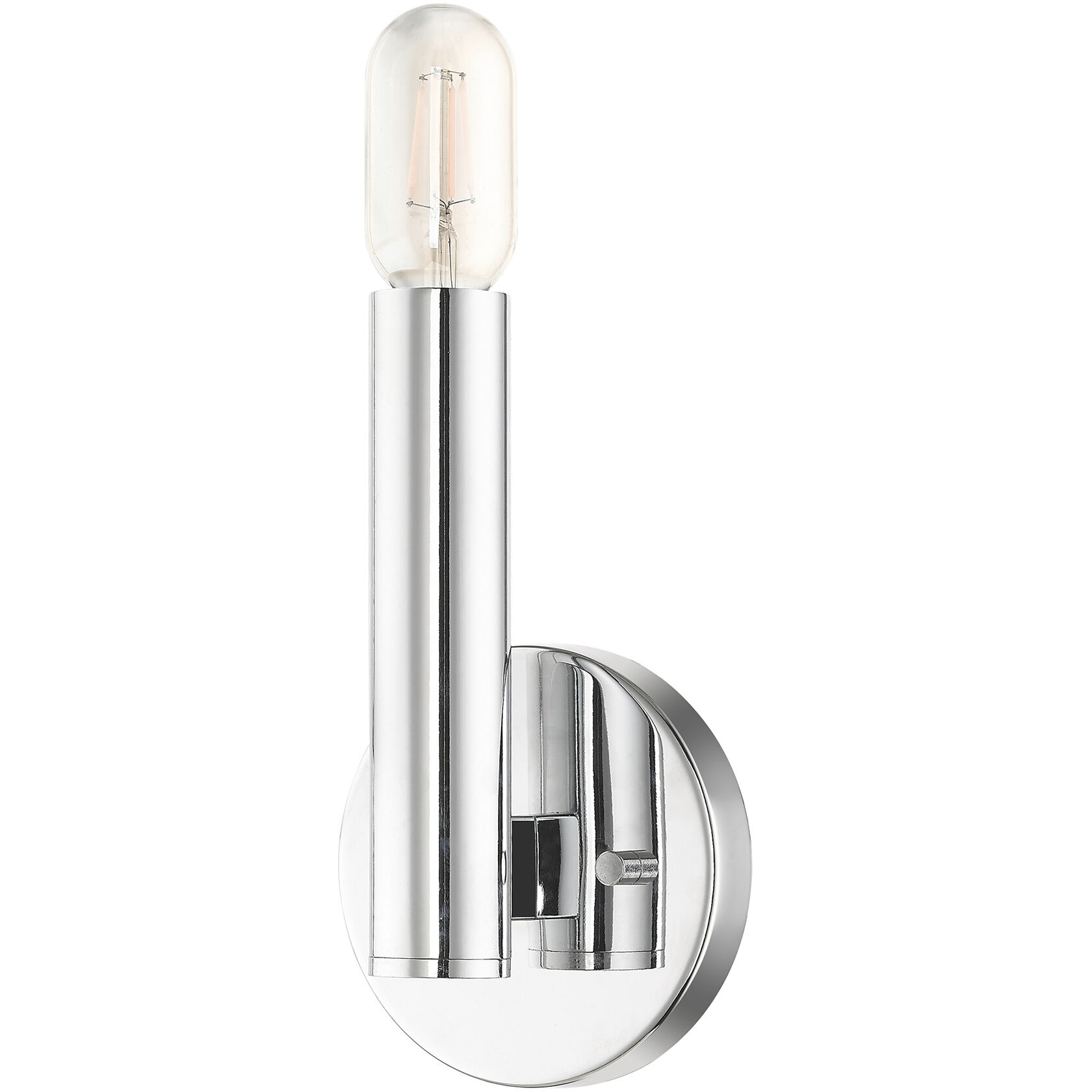 Copenhagen 1 Light 5.13 inch Polished Chrome ADA Wall Sconce Wall Light, Single