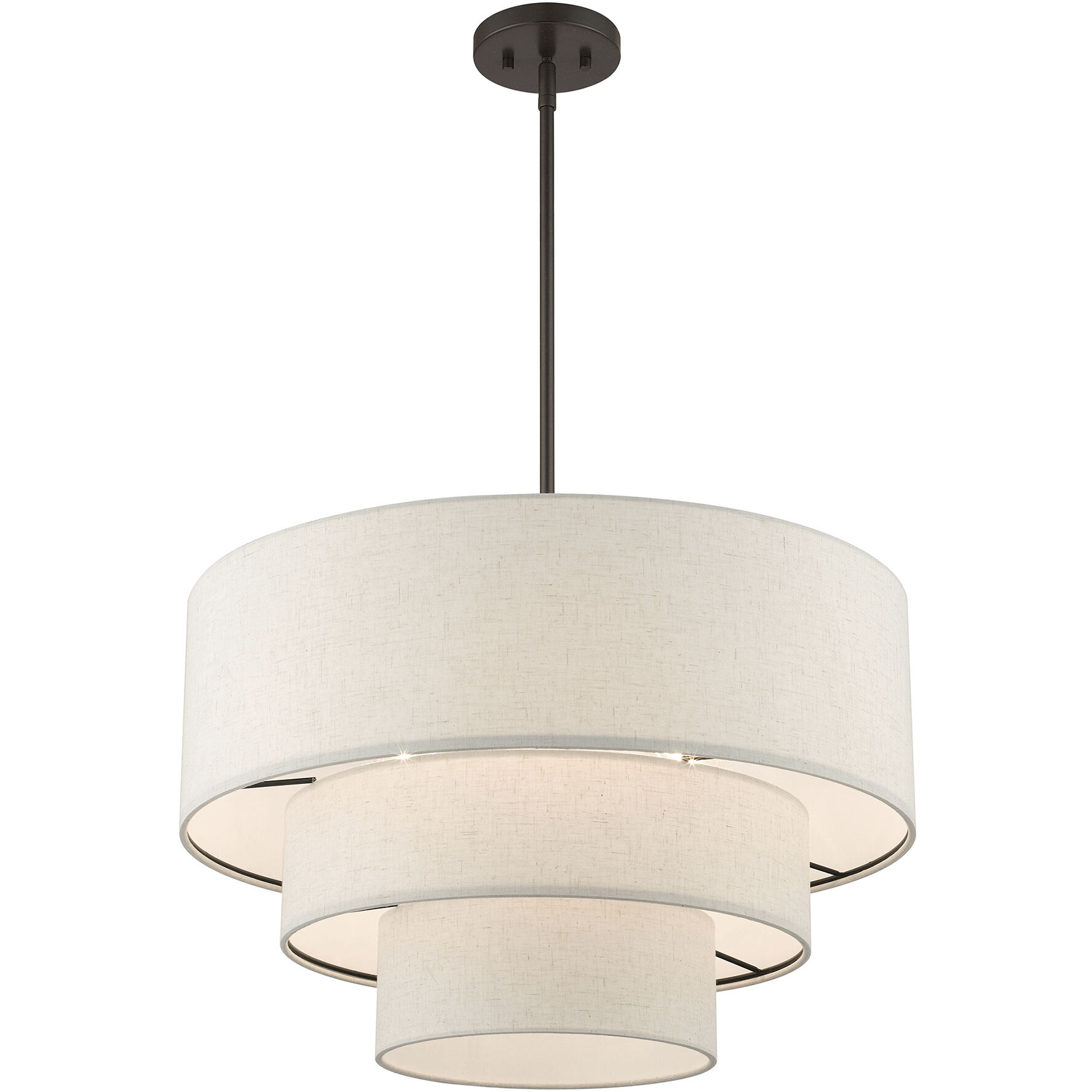 Gladstone 4 Light 23 inch English Bronze Pendant Chandelier Ceiling Light