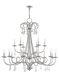 Daphne 18 Light 42 inch Polished Chrome Grande Foyer Chandelier Ceiling Light