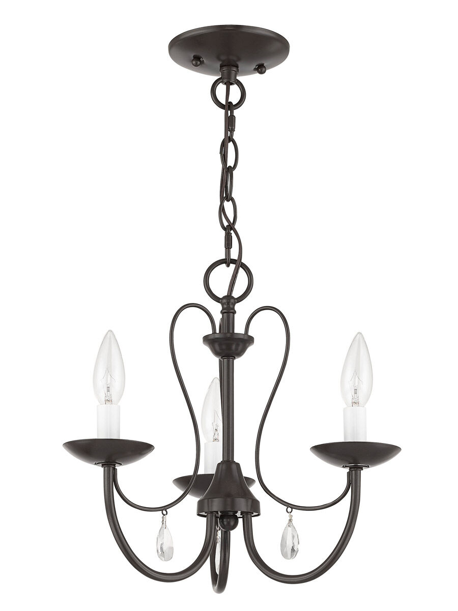 Mirabella 3 Light 14.5 inch English Bronze Chandelier Ceiling Light