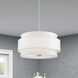 Fontana 4 Light 18 inch Brushed Nickel Pendant Chandelier Ceiling Light