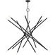 Soho 16 Light 50 inch Black Foyer Chandelier Ceiling Light