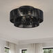 Florell 4 Light 21 inch Black Semi Flush Mount Ceiling Light, Extra Large