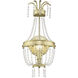 Valentina 1 Light 8 inch Hand Applied Winter Gold ADA Wall Sconce Wall Light