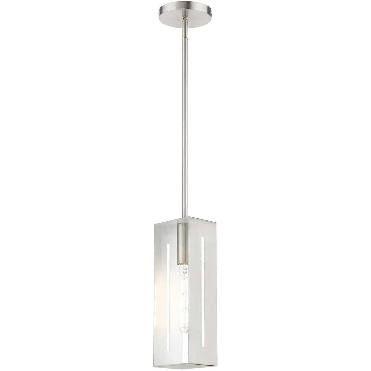 Soma 1 Light 5 inch Brushed Nickel Pendant Ceiling Light