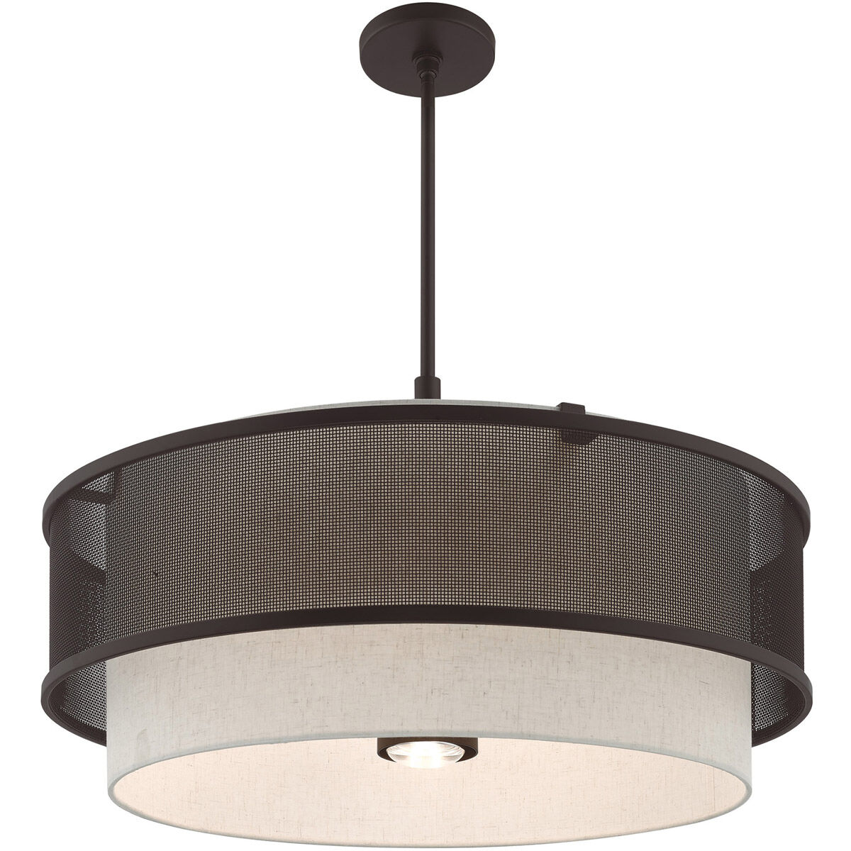 Braddock 5 Light 24 inch Bronze Pendant Chandelier Ceiling Light