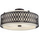 Vistaview 4 Light 21 inch English Bronze Semi-Flush Ceiling Light