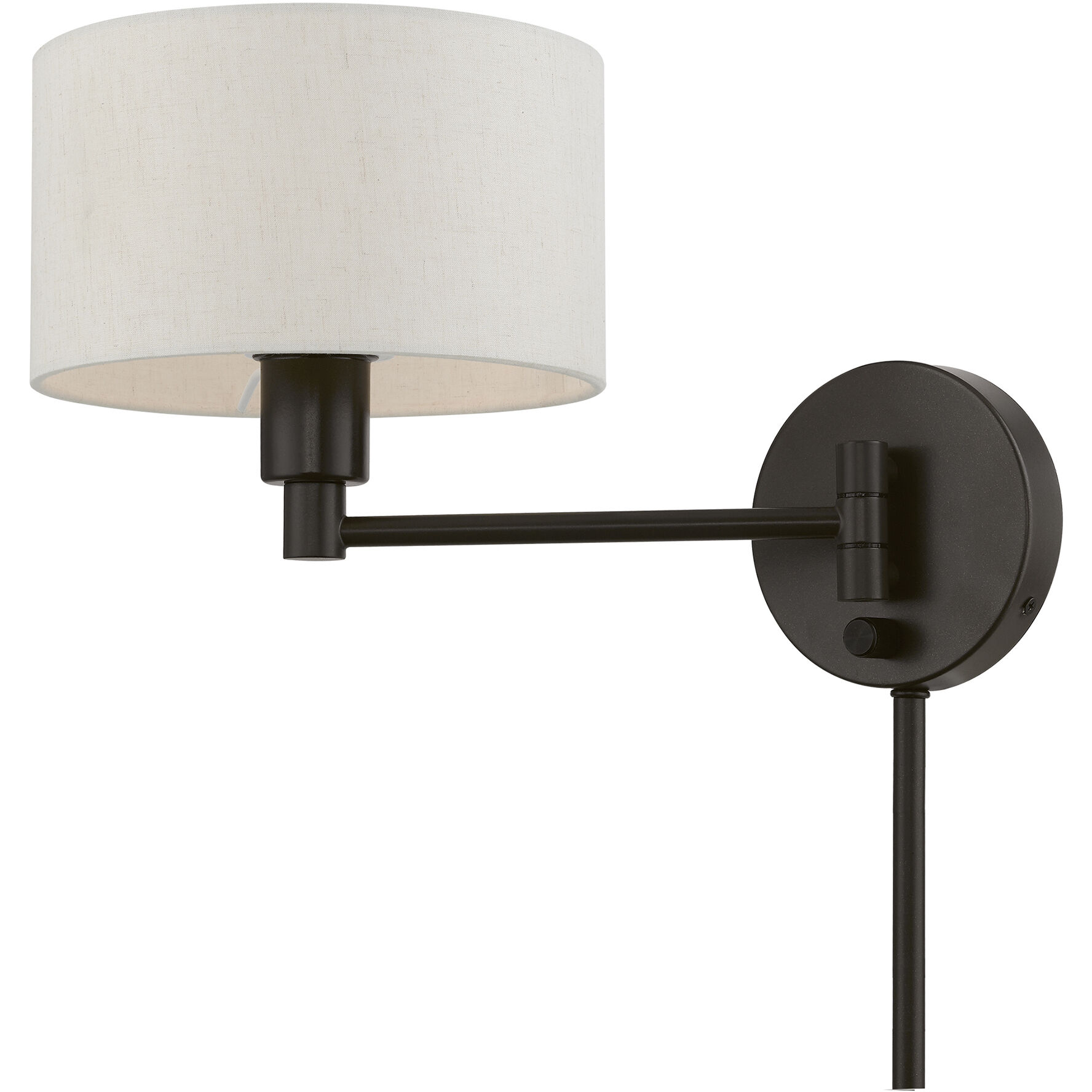 Allison 15 inch 60.00 watt English Bronze Swing Arm Wall Lamp Wall Light