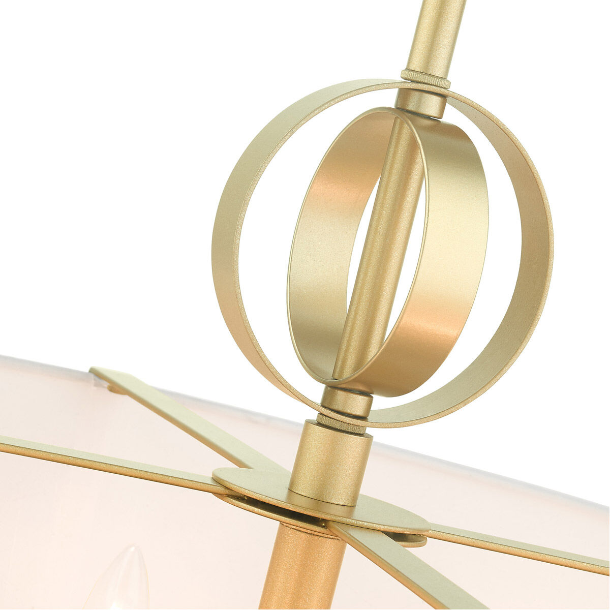 Calinda 9 Light 30 inch Soft Gold Pendant Chandelier Ceiling Light