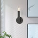 Copenhagen 1 Light 5.13 inch Black ADA Wall Sconce Wall Light, Single