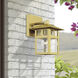 Crestlake 1 Light 8.5 inch Satin Gold Outdoor Wall Lantern
