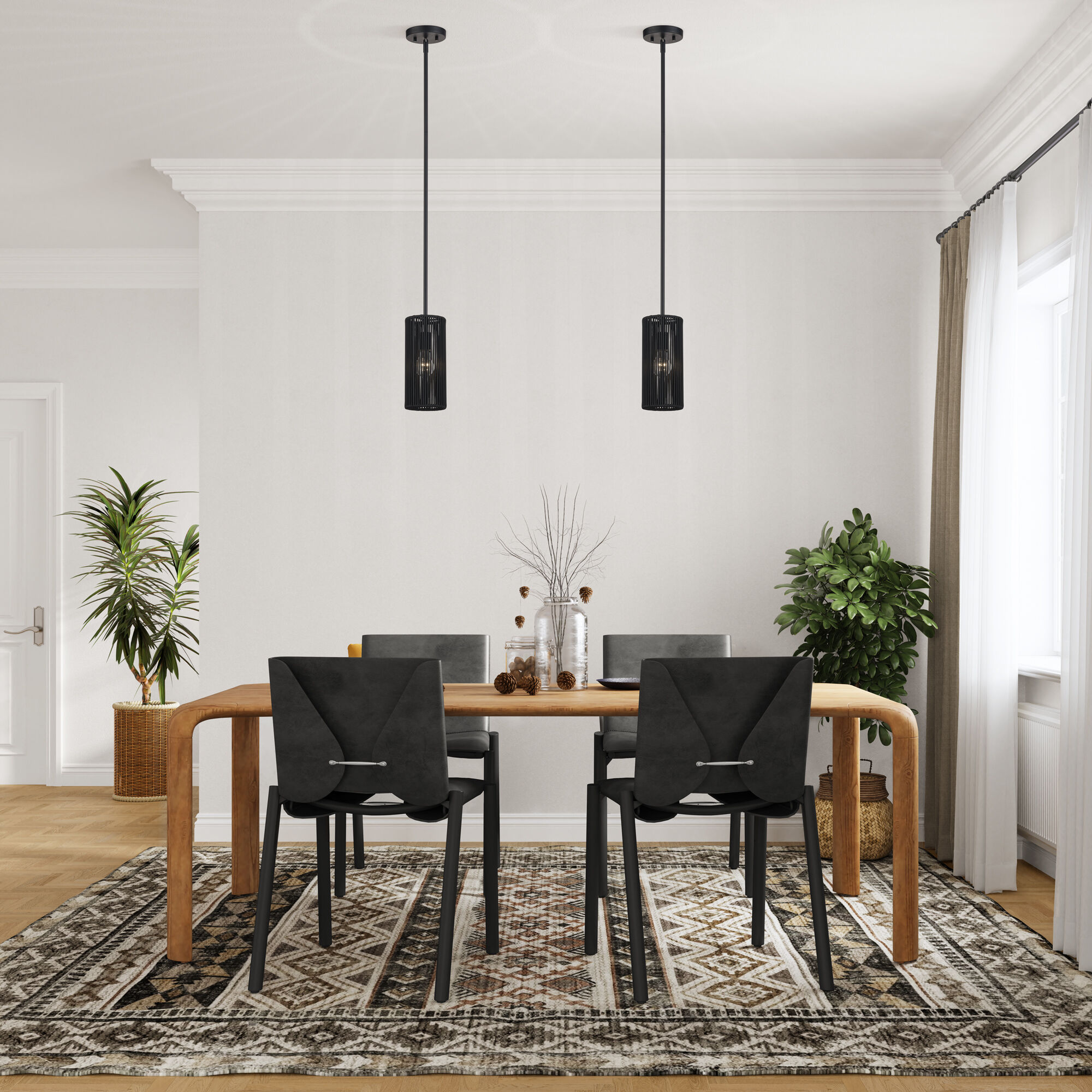 Acordia 1 Light 5.13 inch Black Mini Pendant Ceiling Light