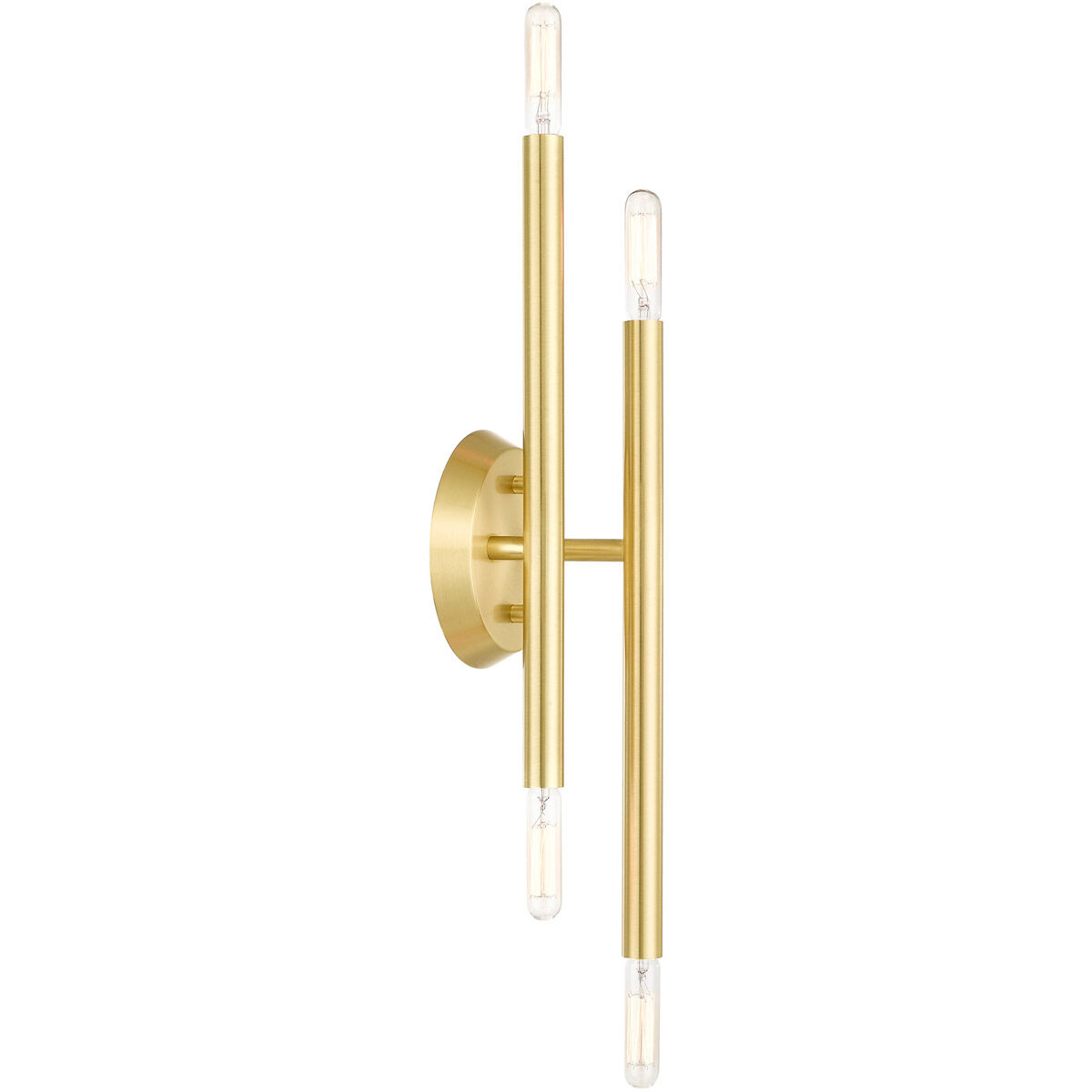 Soho 4 Light 5 inch Satin Brass ADA Sconce Wall Light