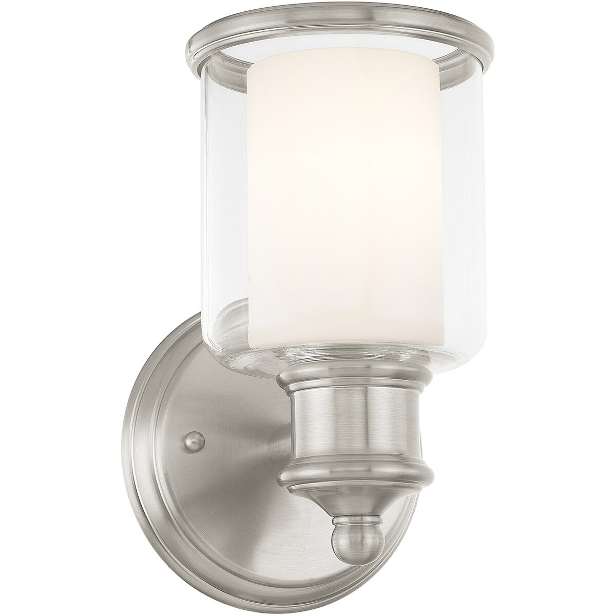 Middlebush 1 Light 6 inch Brushed Nickel Wall Sconce Wall Light