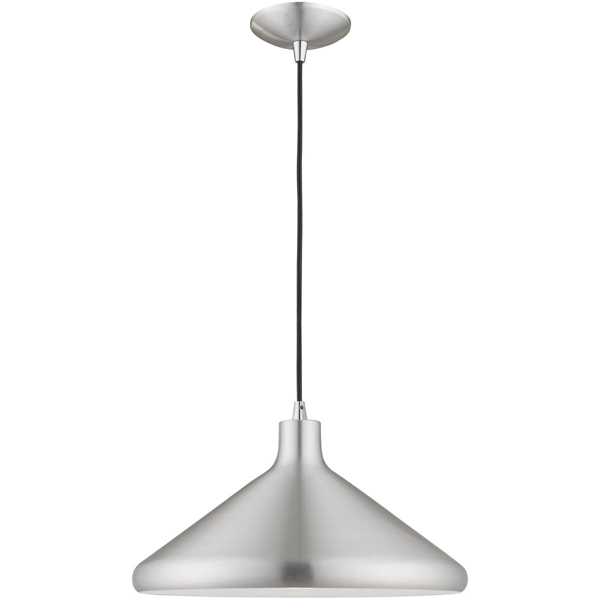 Allison 1 Light 15 inch Brushed Aluminum Mini Pendant Ceiling Light
