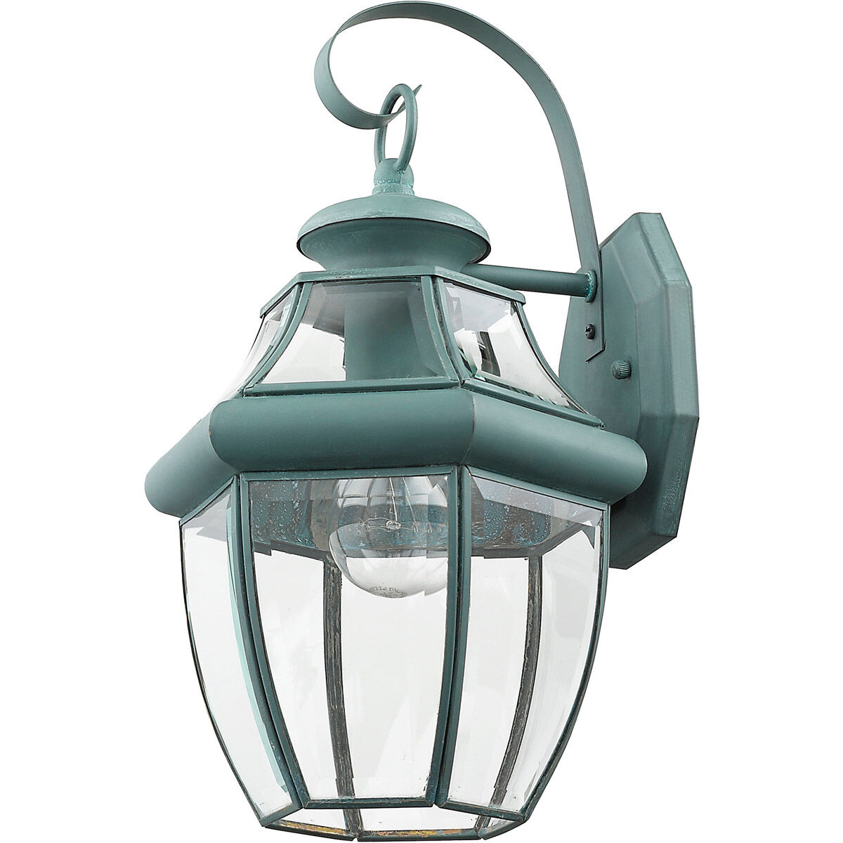 Monterey 1 Light 13 inch Verdigris Outdoor Wall Lantern