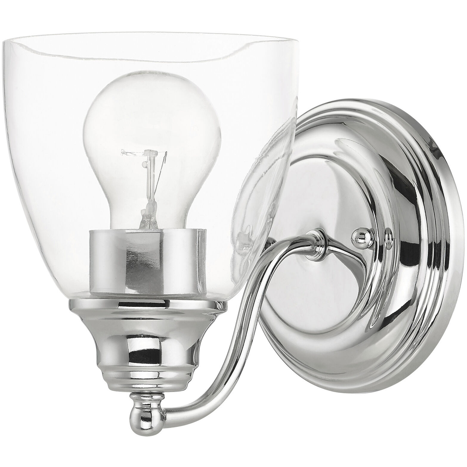 Montgomery 1 Light 5 inch Polished Chrome Vanity Sconce Wall Light