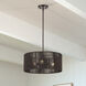 Acordia 3 Light 18 inch English Bronze Pendant Chandelier Ceiling Light