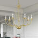 Katarina 7 Light 28 inch Soft Gold Chandelier Ceiling Light