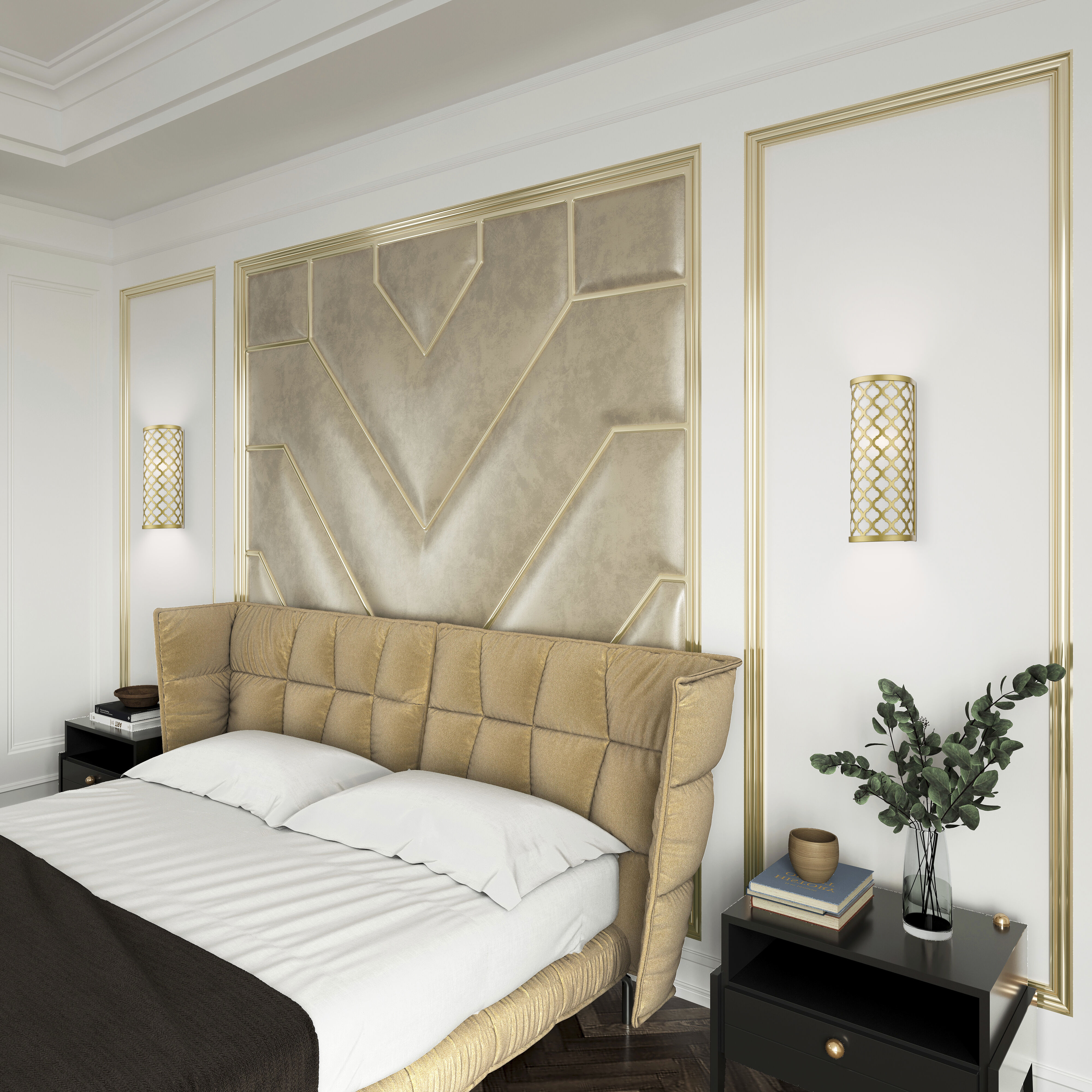 Arabesque 1 Light 5 inch Soft Gold ADA Single Sconce Wall Light, Single