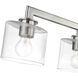 Bernardino 5 Light 44 inch Brushed Nickel Vanity Wall Sconce Wall Light
