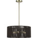 Acordia 3 Light 18 inch Antique Brass Pendant Chandelier Ceiling Light