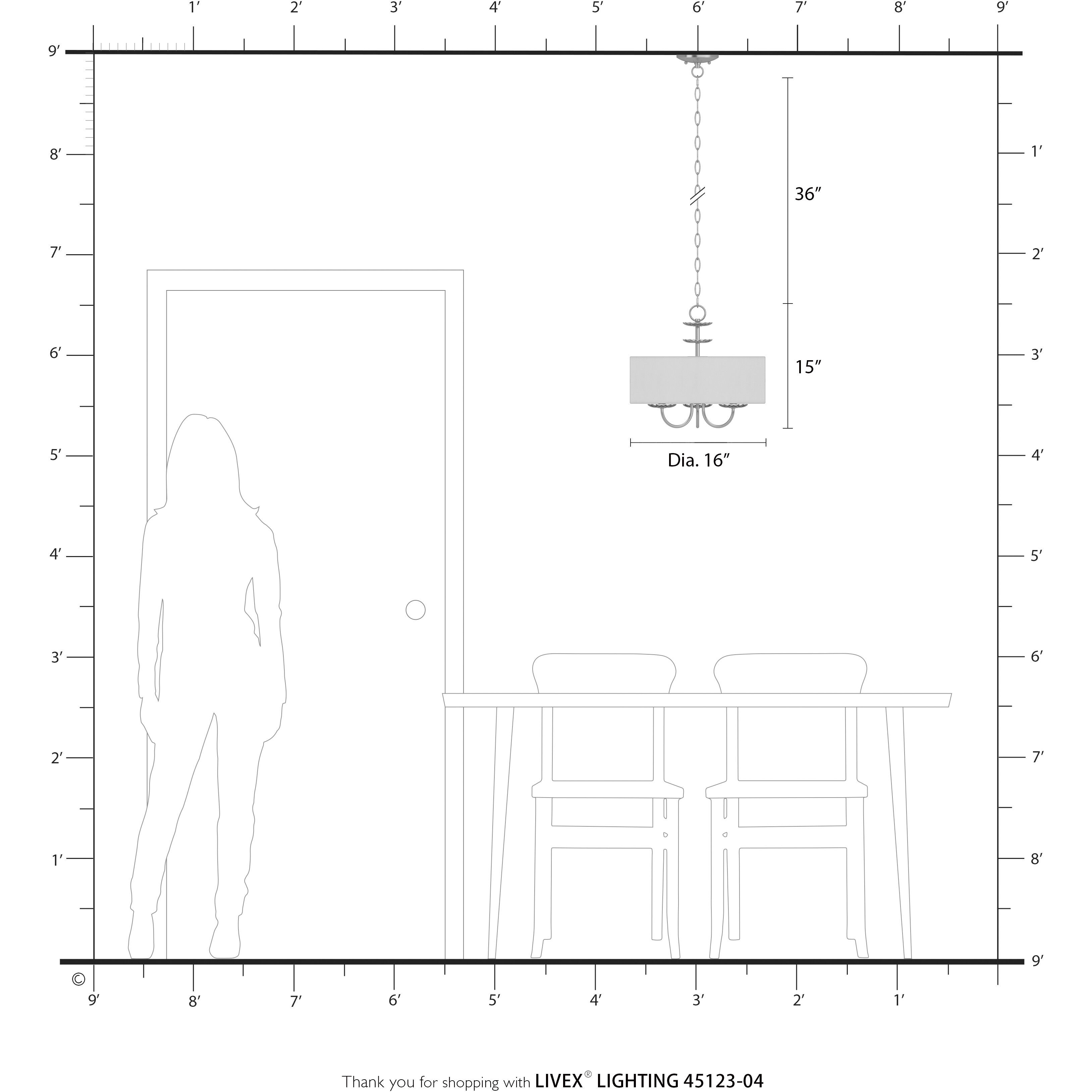 Winchester 3 Light 16 inch Black Pendant Chandelier Ceiling Light