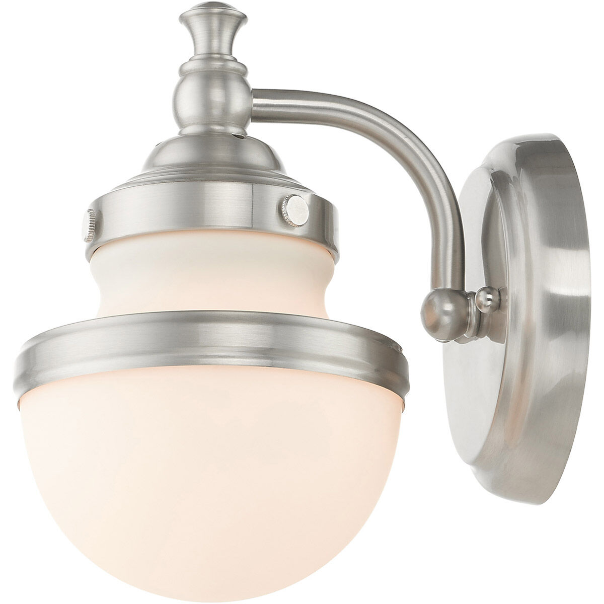Oldwick 1 Light 6 inch Brushed Nickel Bath Vanity/Wall Sconce Wall Light