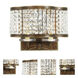 Grammercy 2 Light 12.25 inch Hand Painted Palacial Bronze Wall Sconce Wall Light