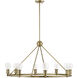 Lansdale 8 Light 34 inch Antique Brass Chandelier Ceiling Light
