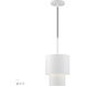 Zolana 1 Light 8.5 inch White Mini Pendant Ceiling Light