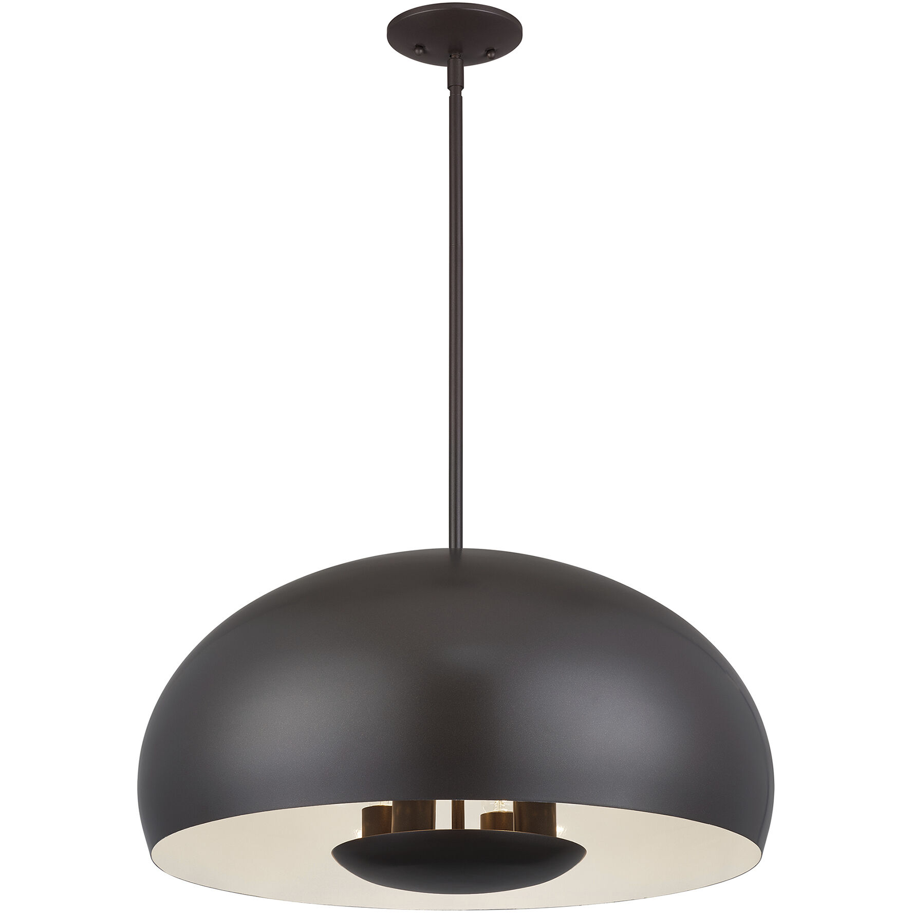 Domma 4 Light 22.5 inch English Bronze Pendant Ceiling Light