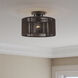 Acordia 1 Light 12 inch English Bronze Semi Flush Mount Ceiling Light, Medium