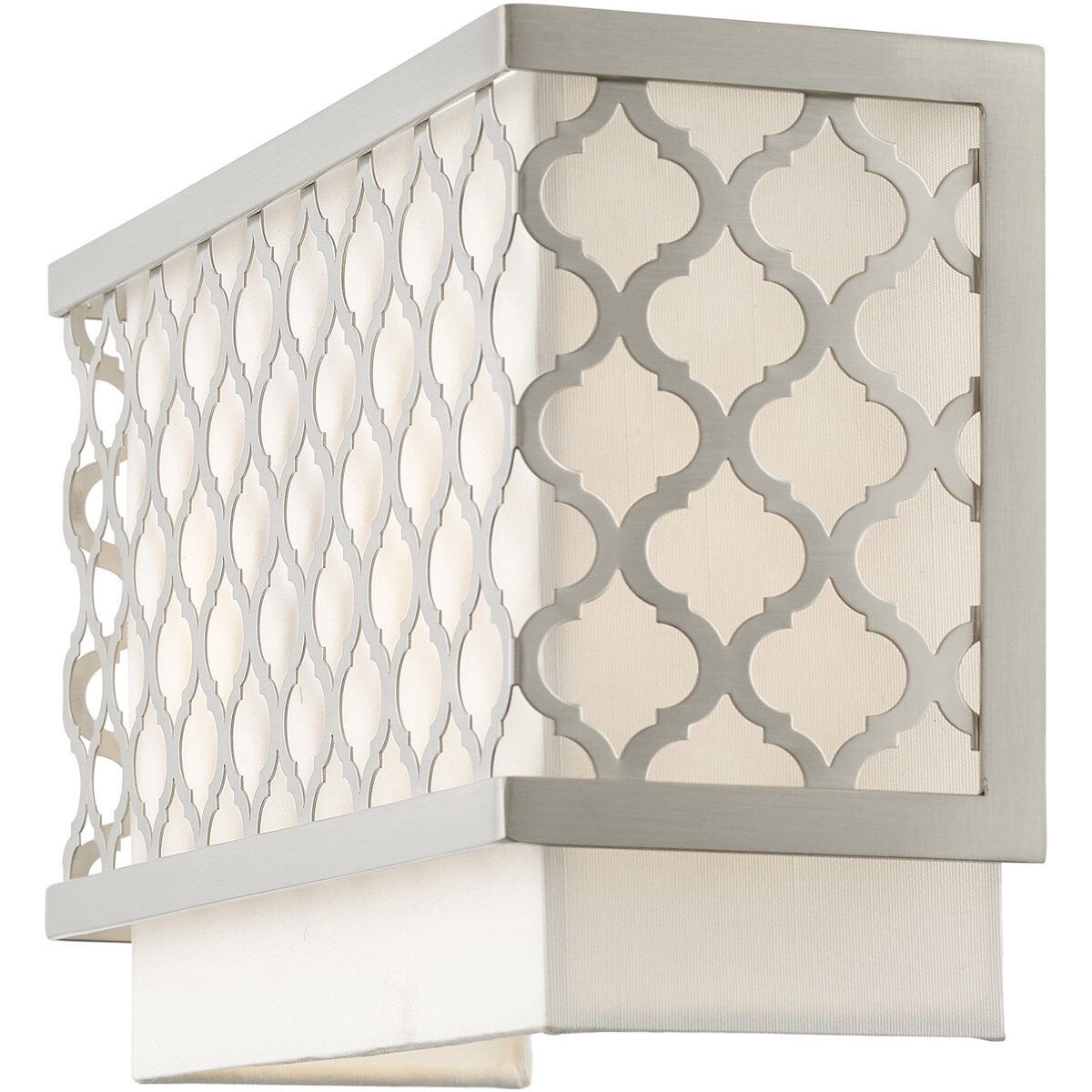 Arabesque 2 Light 13 inch Brushed Nickel ADA ADA Wall Sconce Wall Light