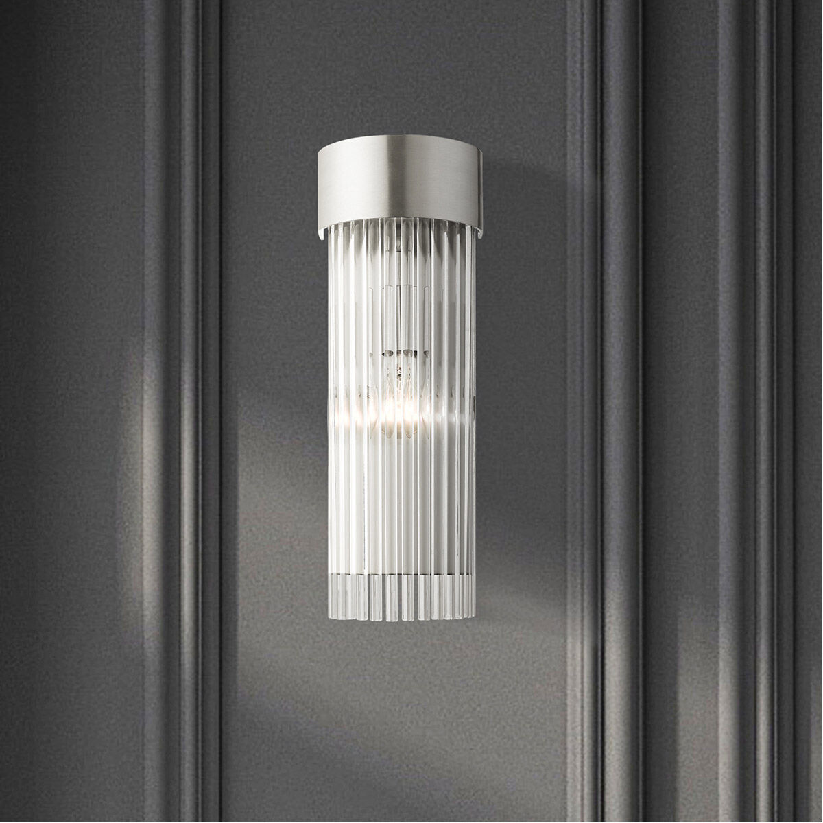 Oldwick 1 Light 6 inch Brushed Nickel Bath Vanity/Wall Sconce Wall Light