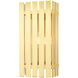 Greenwich 1 Light 17 inch Satin Brass Outdoor Wall Lantern