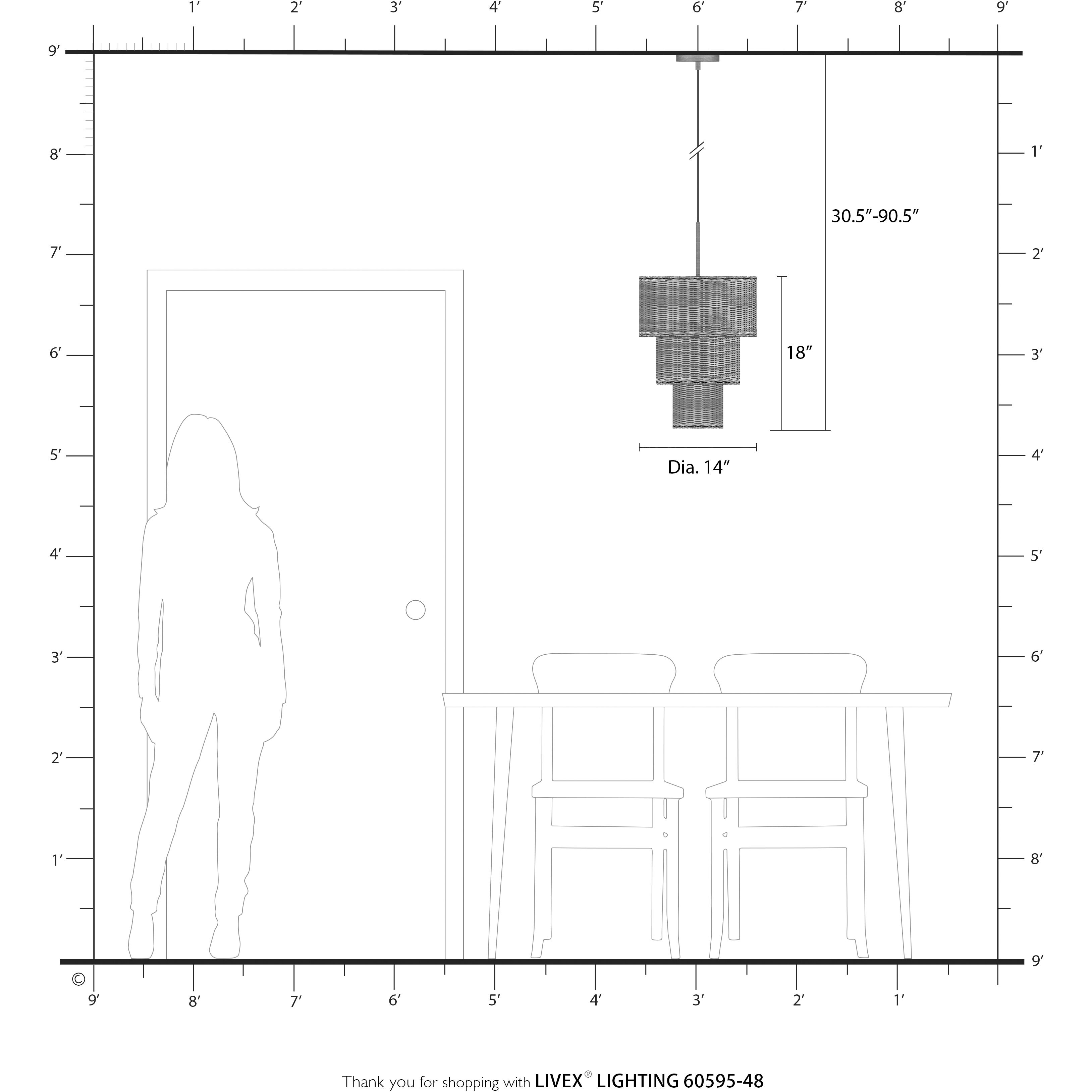 Weavington 2 Light 14 inch Antique Gold Leaf Pendant Ceiling Light