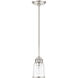 Lawrenceville 1 Light 5 inch Brushed Nickel Mini Pendant Ceiling Light
