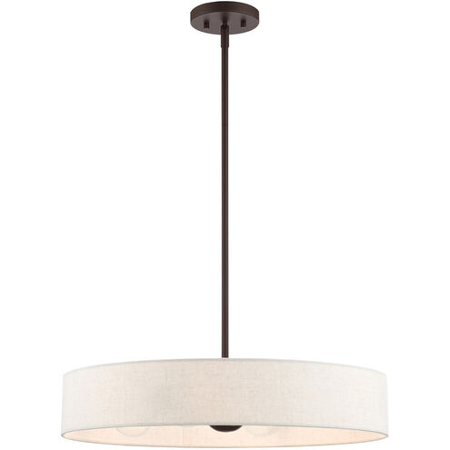 Venlo 4 Light 22 inch Bronze with Antique Brass Accents Pendant Ceiling Light