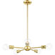 Lansdale 5 Light 19 inch Polished Brass Chandelier Ceiling Light