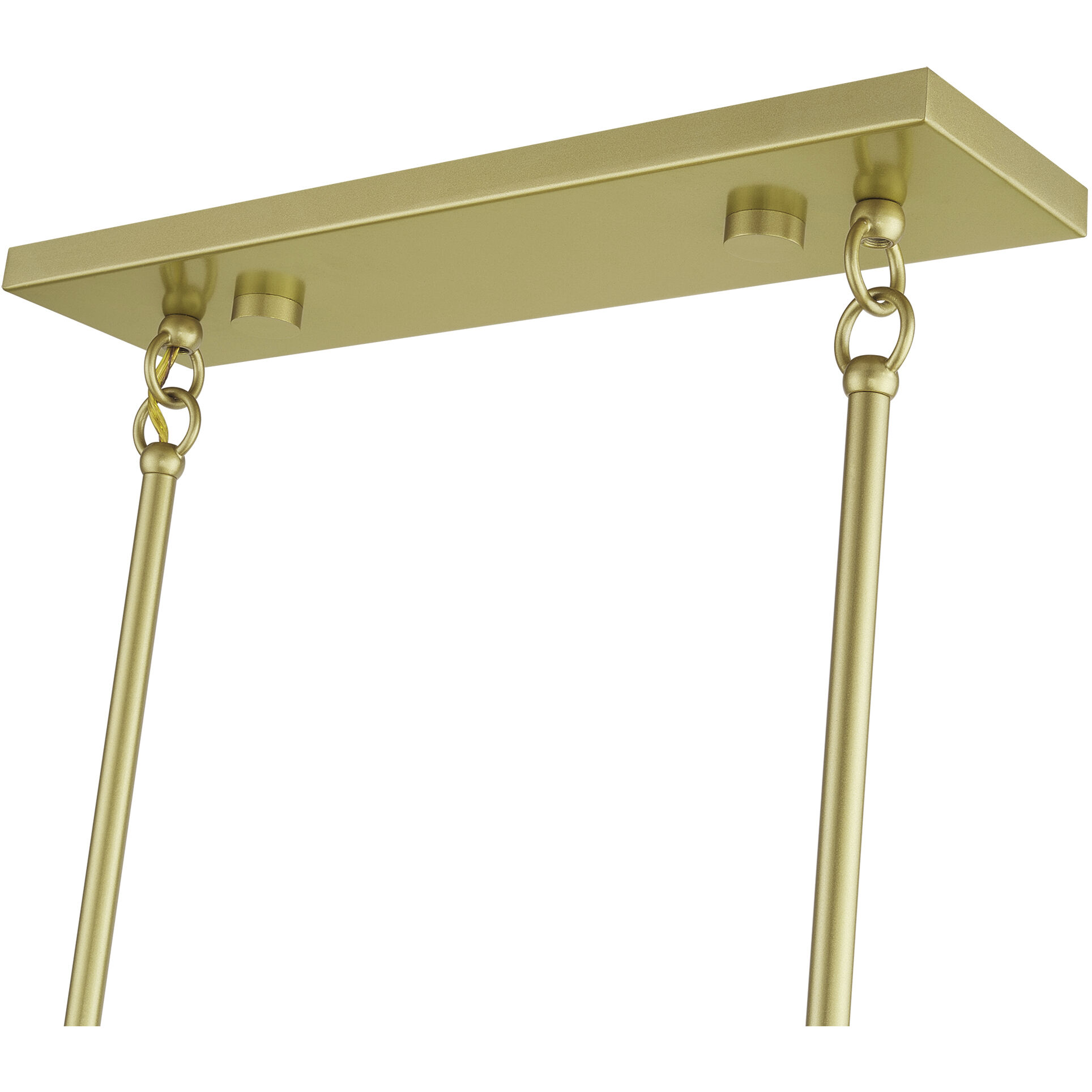 Vistaview 6 Light 42 inch Soft Gold Linear Chandelier Ceiling Light