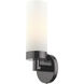 Aero 1 Light 4 inch Black Chrome ADA ADA Single Sconce Wall Light