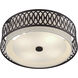 Vistaview 4 Light 21 inch English Bronze Semi-Flush Ceiling Light