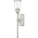 Lawrenceville 1 Light 5 inch Brushed Nickel Single Sconce Wall Light