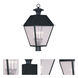 Mansfield 4 Light 27.5 inch Black Extra Large Outdoor Post Top Lantern