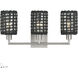 Twinewell 3 Light 23 inch Brushed Nickel Vanity Wall Sconce Wall Light