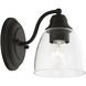 Montgomery 1 Light 5 inch Black Vanity Sconce Wall Light