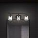 Lawrenceville 3 Light 24 inch Black Vanity Sconce Wall Light